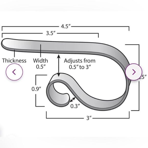 Haute Decor The Original Mantle Clip for stockings, string lights, Garland, etc. - Picture 4 of 6